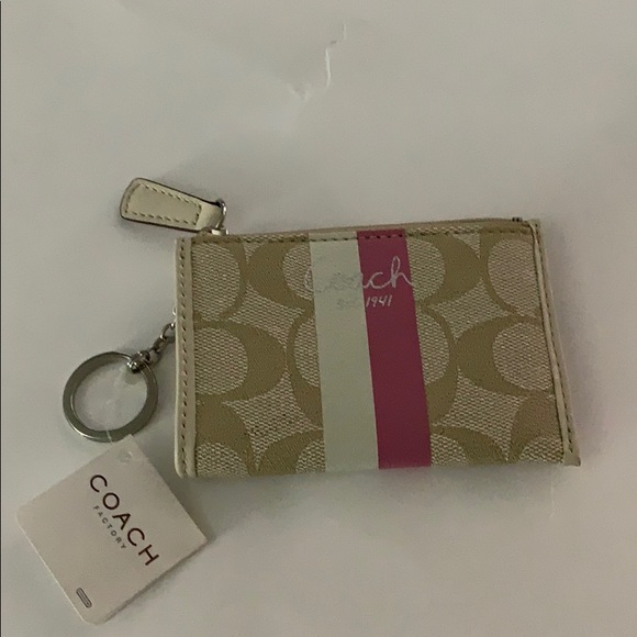 NEW never used Coach keychain